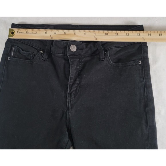 ARMANI EXCHANGE Women's Jeans Size 29 Black Super Skinny Mid-Rise Stretch Denim - Picture 9 of 16